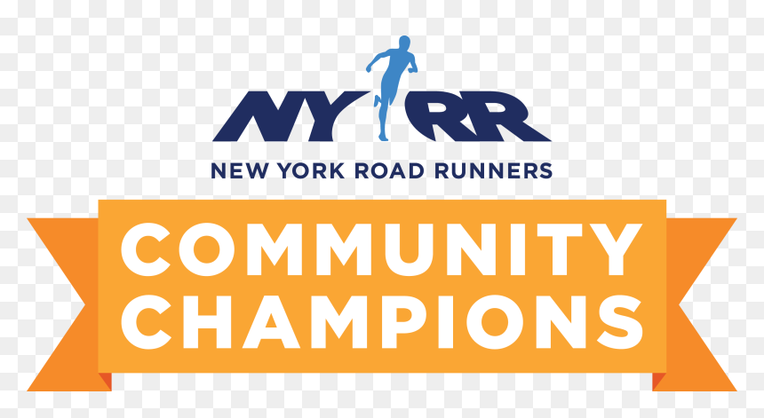 Nyrr Community Champions Logo - New York Road Runners, HD Png Download - runners png