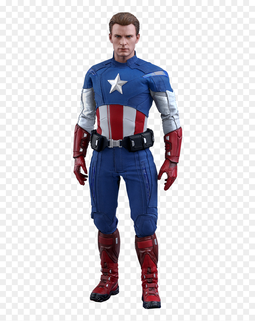 Hot Toys Captain America Endgame, HD Png Download - capitan america png