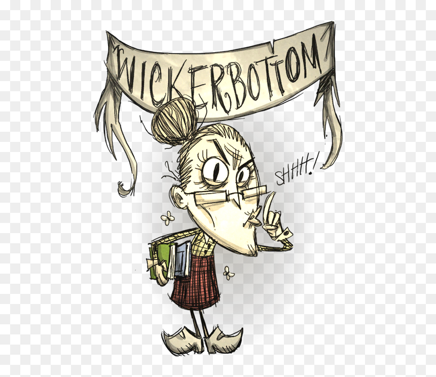 Wickerbottom - Don T Starve Characters, HD Png Download - don't starve png