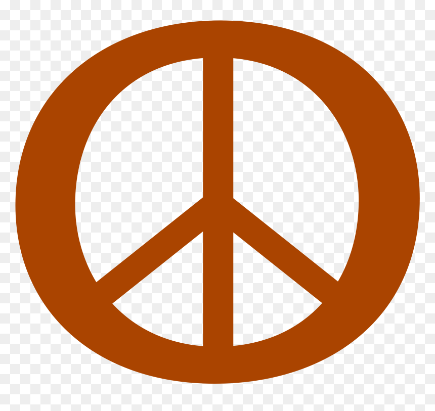 Peace Sign 19 Christmas Xmas Peace On Earth Peace Symbol - Hippy Symbols Black And White, HD Png Download - woman symbol png