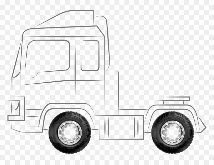 Truck, HD Png Download - tire icon png