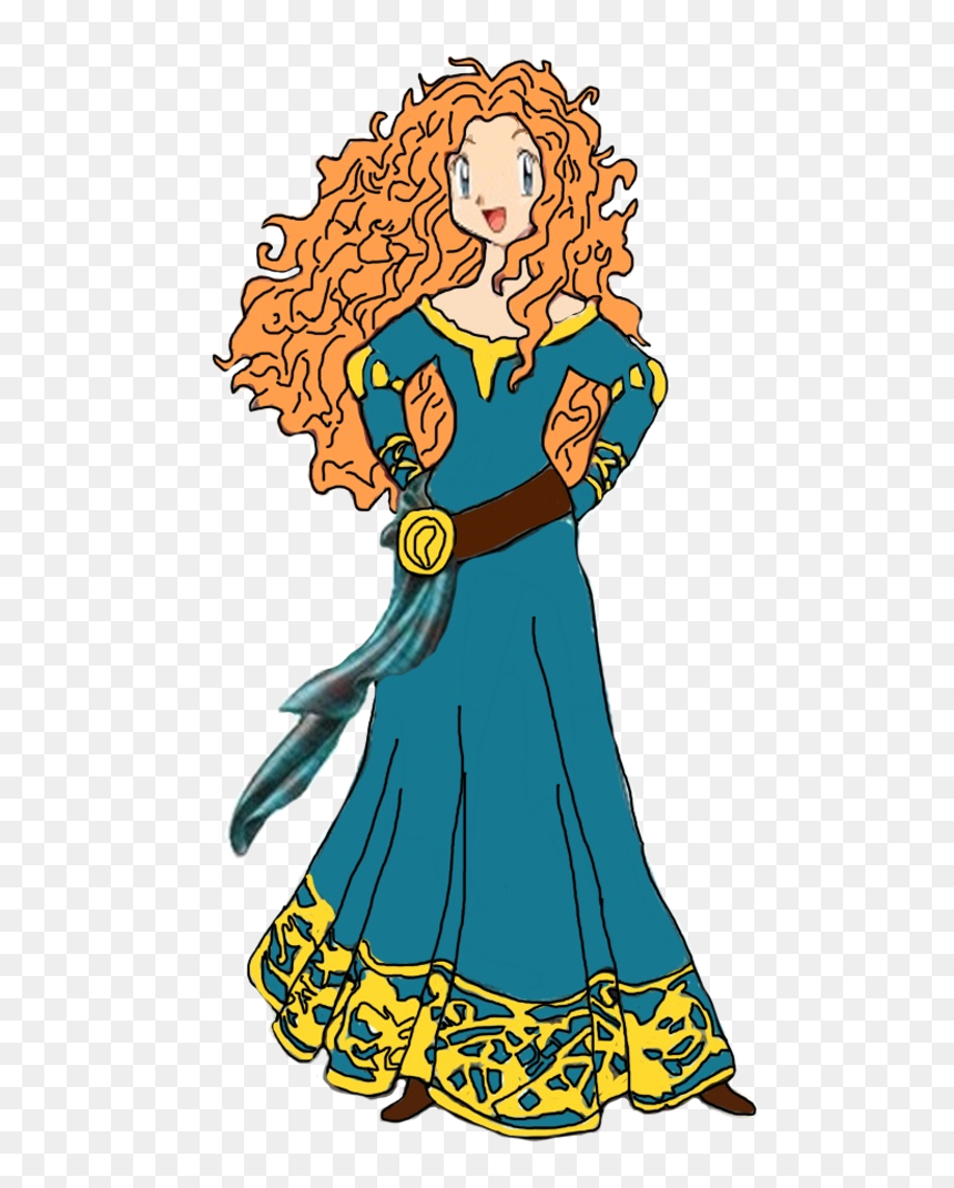 Misty As Princess Merida - Illustration, HD Png Download - misty png