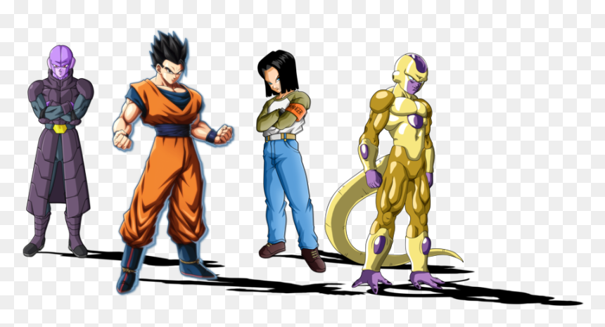 Super Anime Characters In A No Restrictions, No Time - Cartoon, HD Png Download - anime characters png