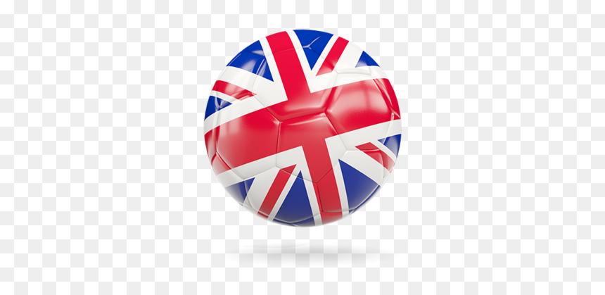 Glossy Soccer Ball - Uk Flag Ball Png, Transparent Png - kingdom png