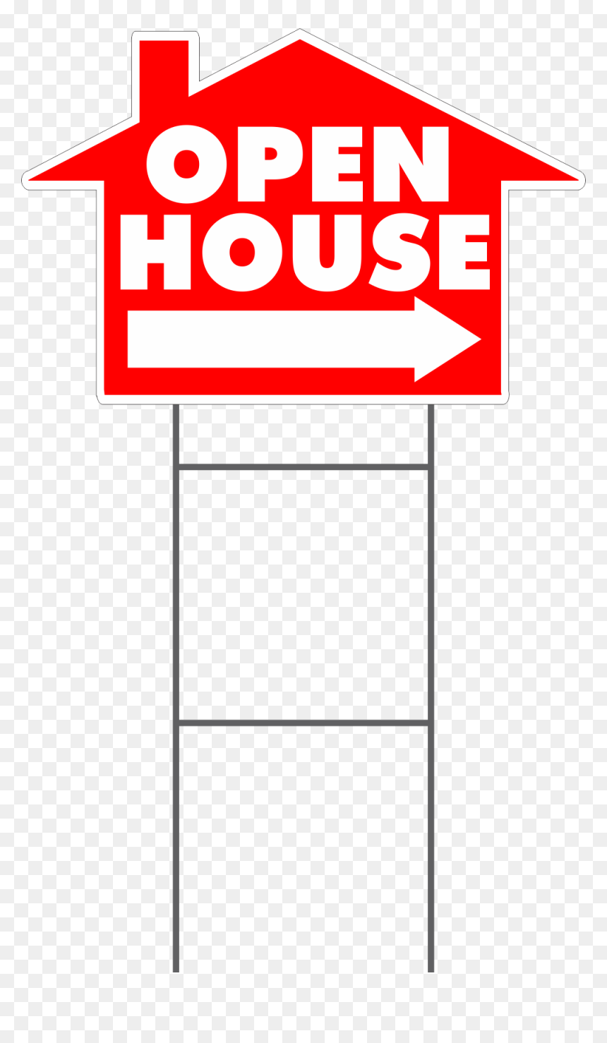 House Vector, HD Png Download - real estate sign png