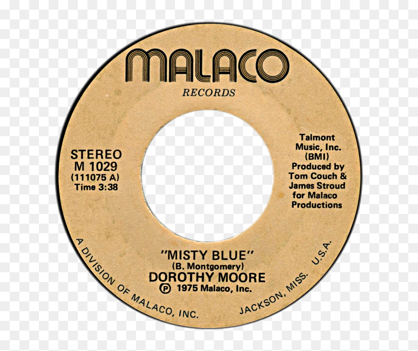 Misty Blue By Dorothy Moore Us Vinyl Single - Circle, HD Png Download - misty png