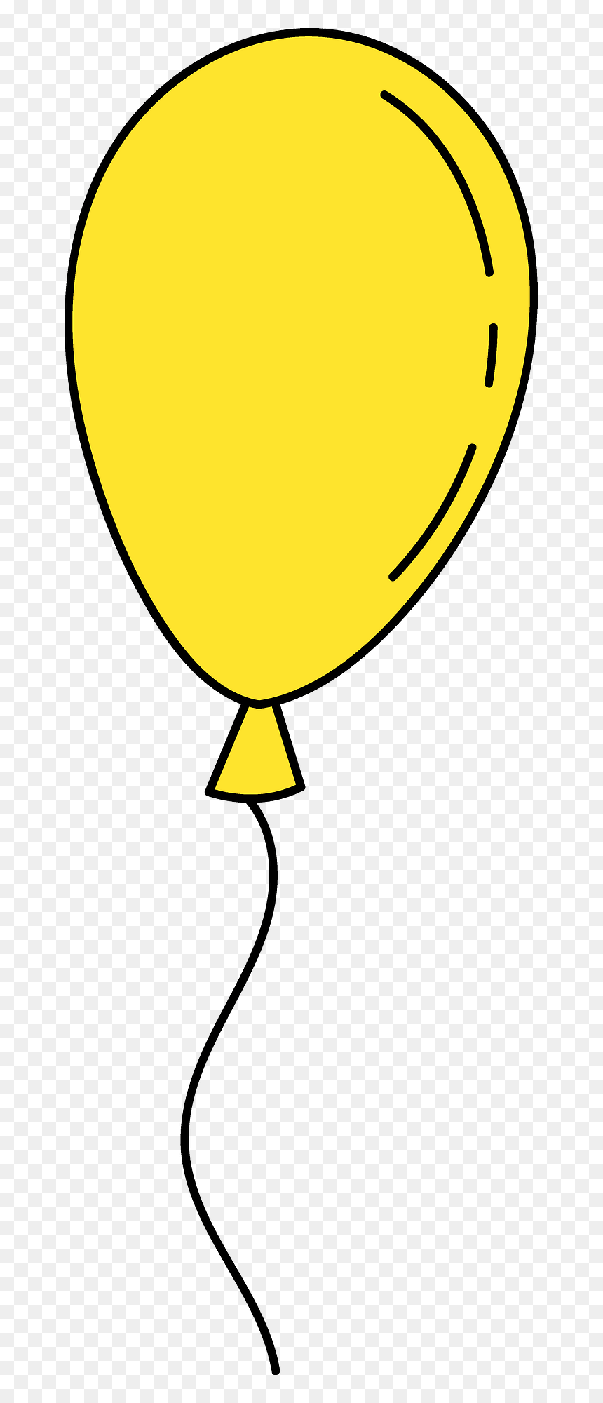 Clip Art, HD Png Download - yellow balloon png