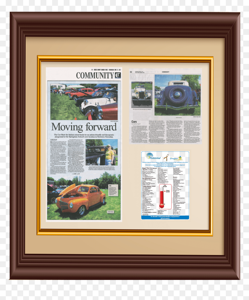 Picture Frame, HD Png Download - car show png