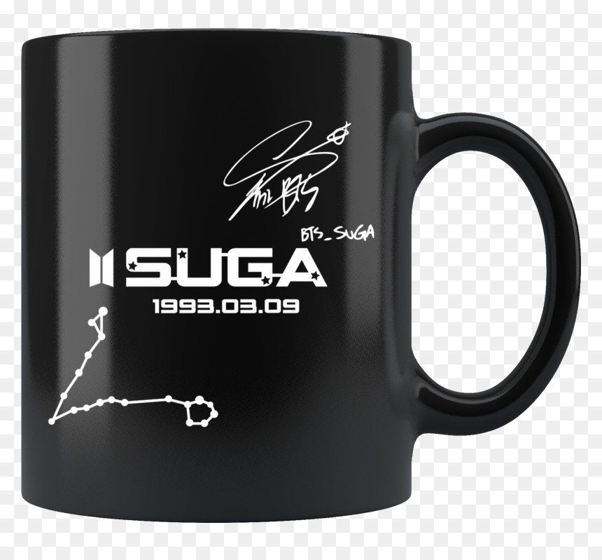 Suga"s Pisces Constellation & Signature Mug"
 Data-zoom="//cdn, HD Png Download - min yoongi png
