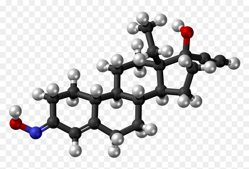 Norelgestromin Molecule Ball - Molecule Progesterone, HD Png Download - 3d sphere png