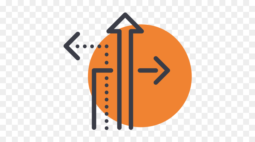 Icon Connections Orange - Circle, HD Png Download - connection icon png