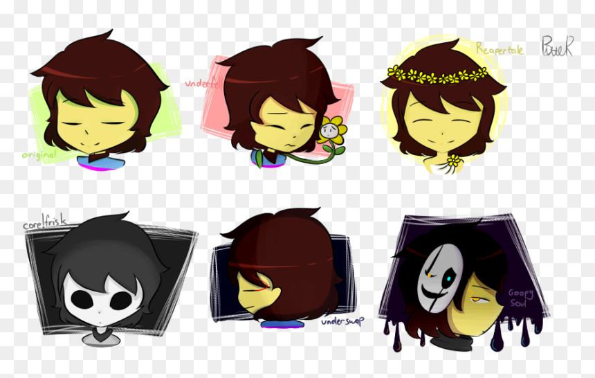 Eapertale Nder Origin Core Tris Soul Nelesuap - Goopy Soul Au, HD Png Download - undertale soul png