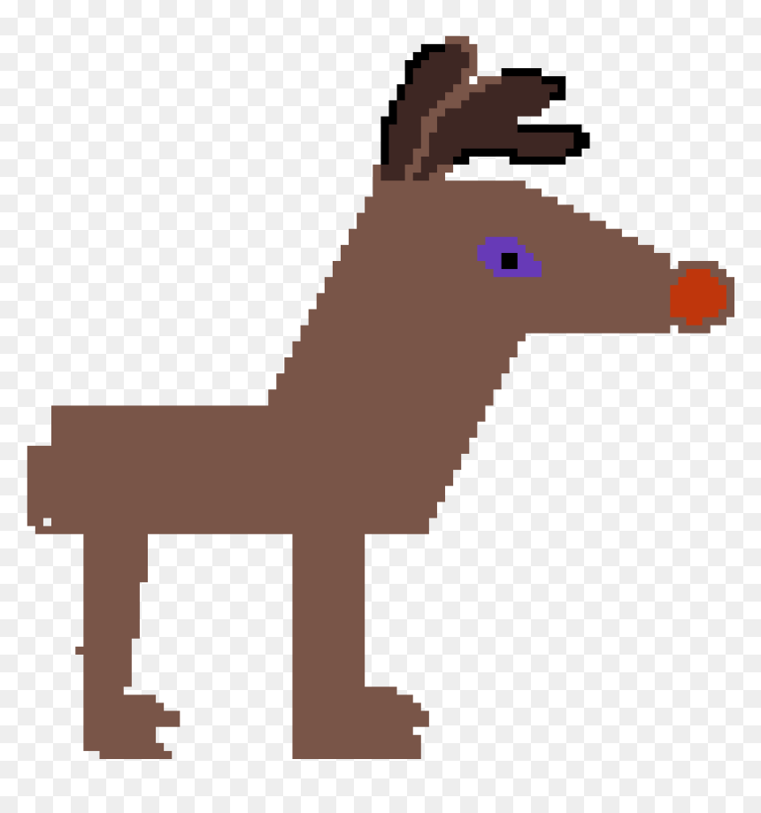 Transparent Rudolph The Red Nosed Reindeer Clipart - Horse, HD Png Download - rudolph the red nosed reindeer png