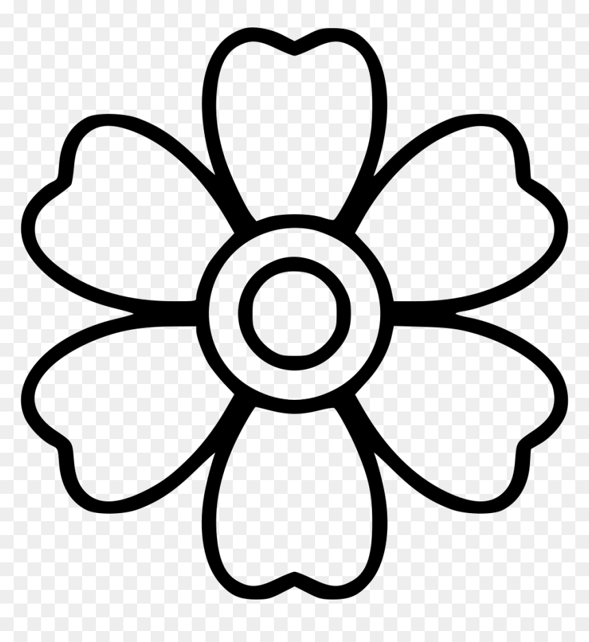 Daisy - Easy Pictures To Colour, HD Png Download - white daisy png