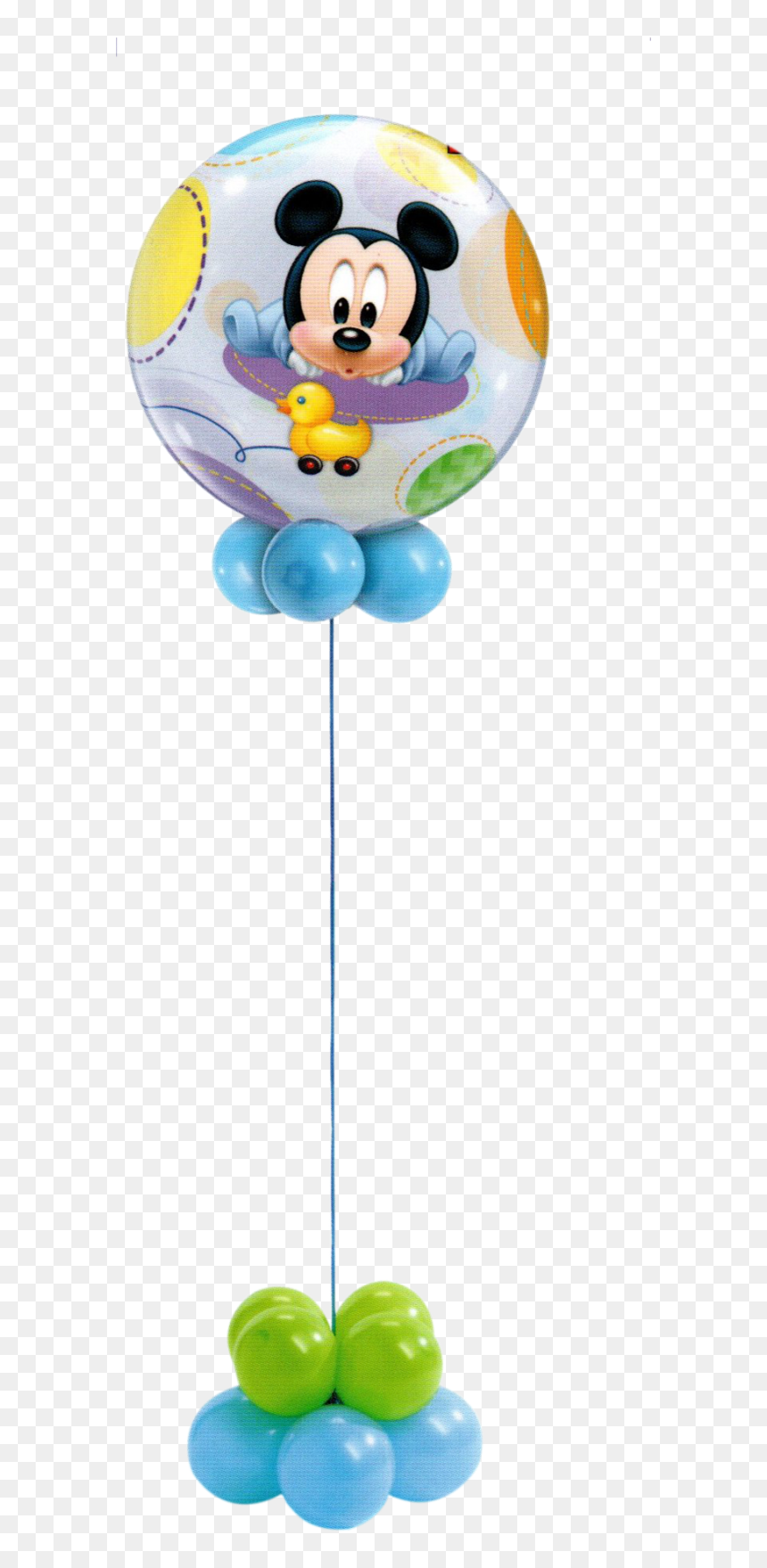 Mickey Mouse Baby Bubble Available From Cardiff Balloons - Portable Network Graphics, HD Png Download - baby mickey png