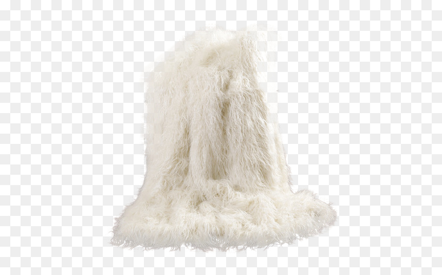 Fur White Blanket Png, Transparent Png - white fur png