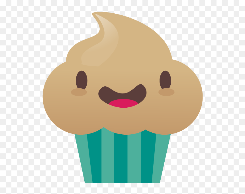 Cute Choco Cupcake, HD Png Download - cute cupcake png