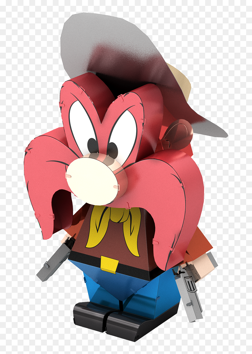 Yosemite Sam - Metal Earth Looney Tunes, HD Png Download - yosemite sam png