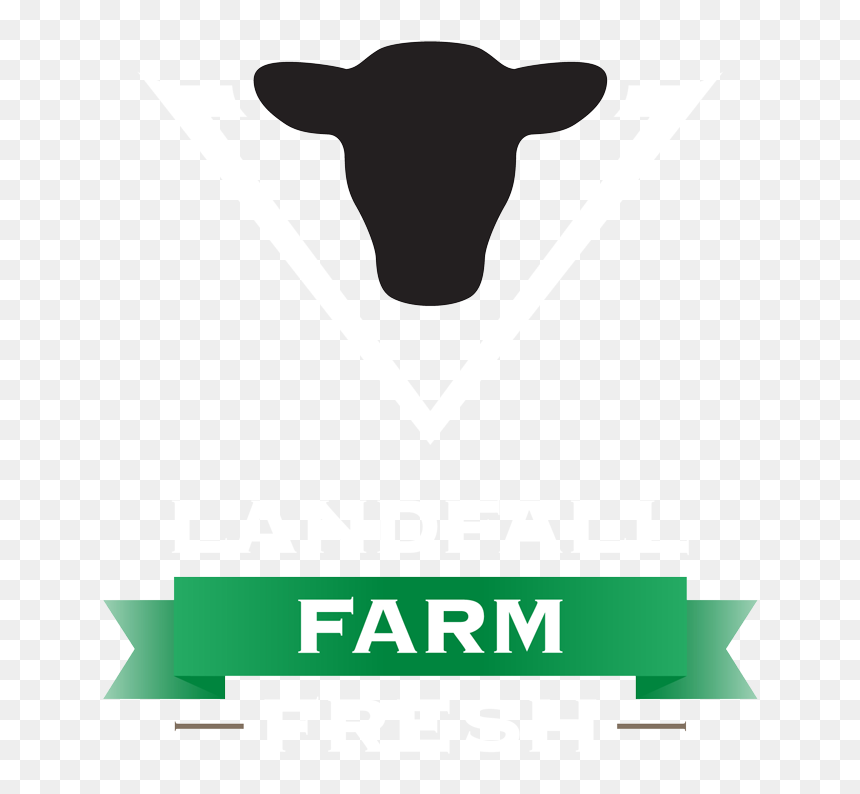 Landfall Farm Fresh Logo Rev V2 - Cattle, HD Png Download - bulls png