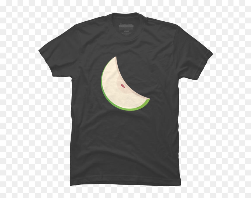 Apple Slice Icon Apparel - Moon, HD Png Download - apple slice png