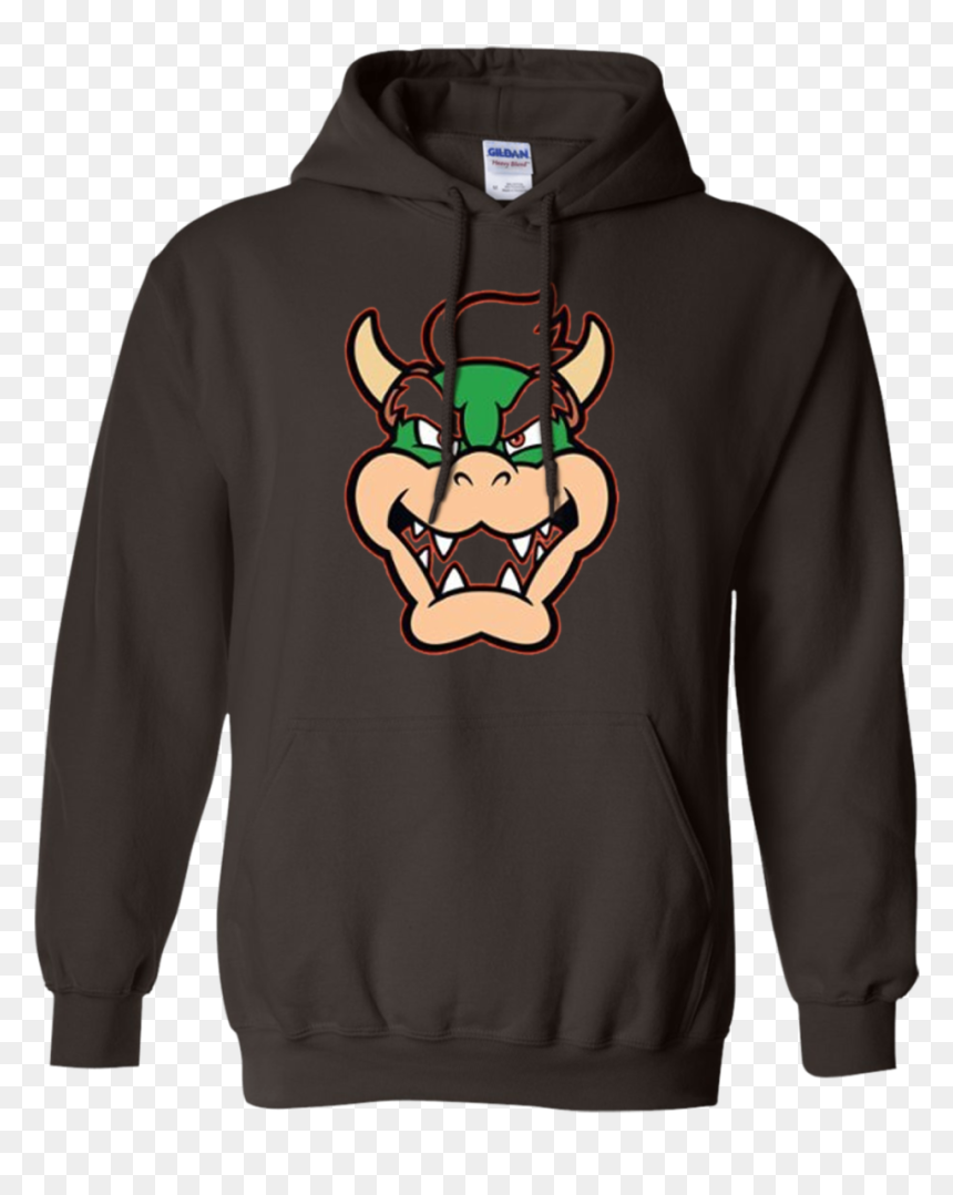 Nintendo Super Mario Bowser Pocket Face Graphic T-shirt - Thrasher Hoodie Png, Transparent Png - mario face png