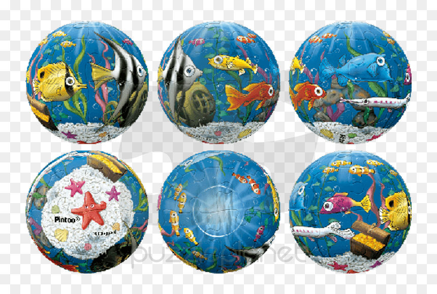 Home / 3d Puzzle / Keychain / Cute Fish Tank - Circle, HD Png Download - 3d sphere png