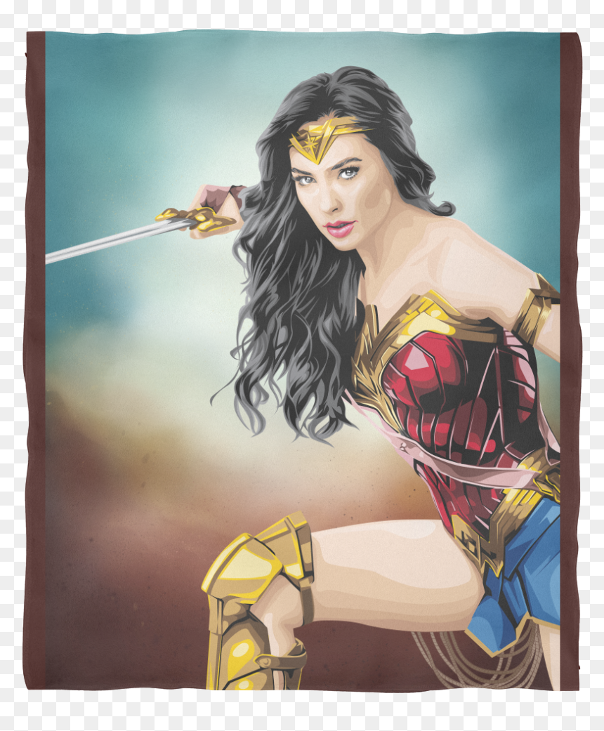 Wonderwoman Gal Gadot Clipart, HD Png Download - gal gadot png
