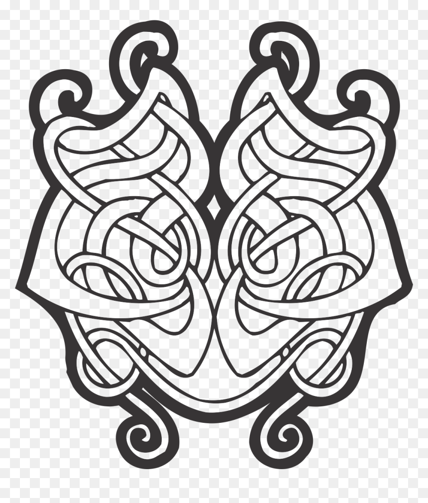 Celtic Ornament Vector Free Conch Clipart , Png Download - Кельтский Орнамент, Transparent Png - ornament vector png