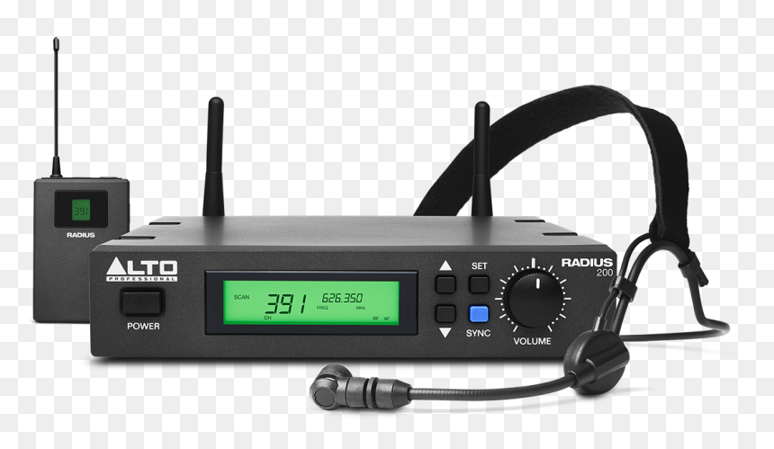 Alto Radius 200h, HD Png Download - radio mic png