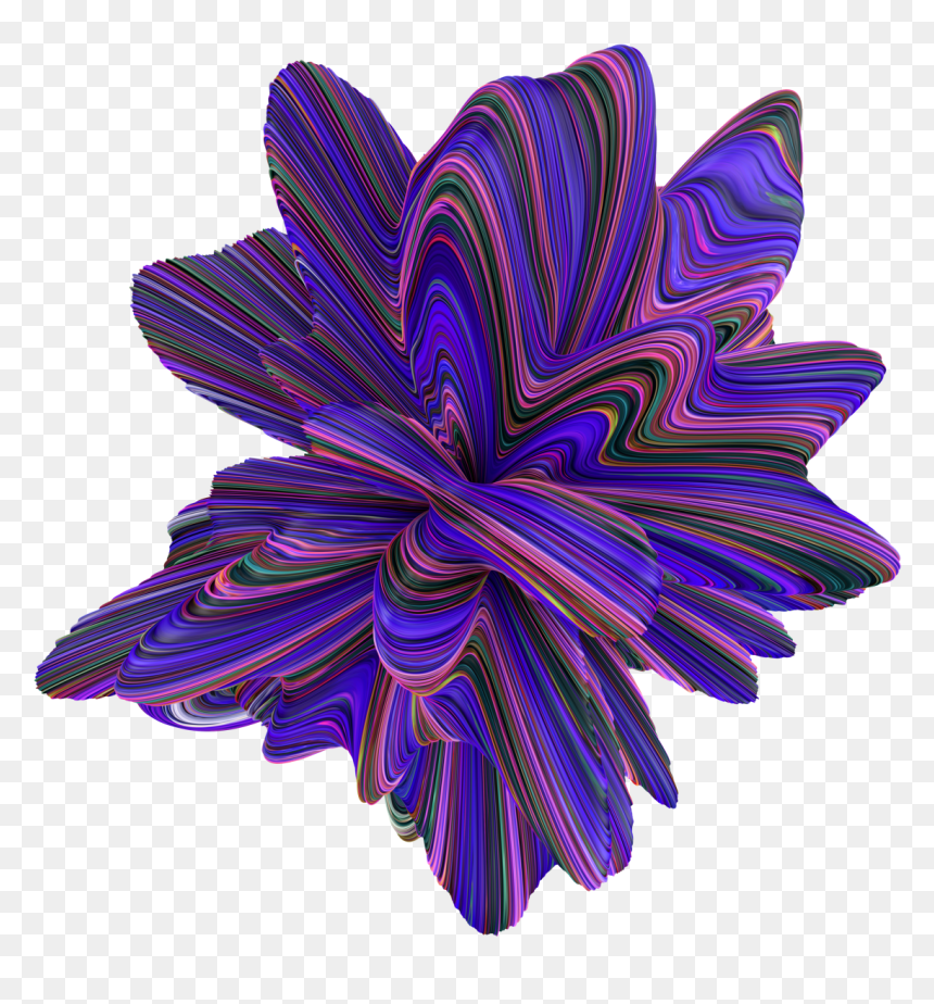 A Piece From “evolve,” A Pack Of Bursting 3d Shapes - Three-dimensional Space, HD Png Download - 3d shapes png