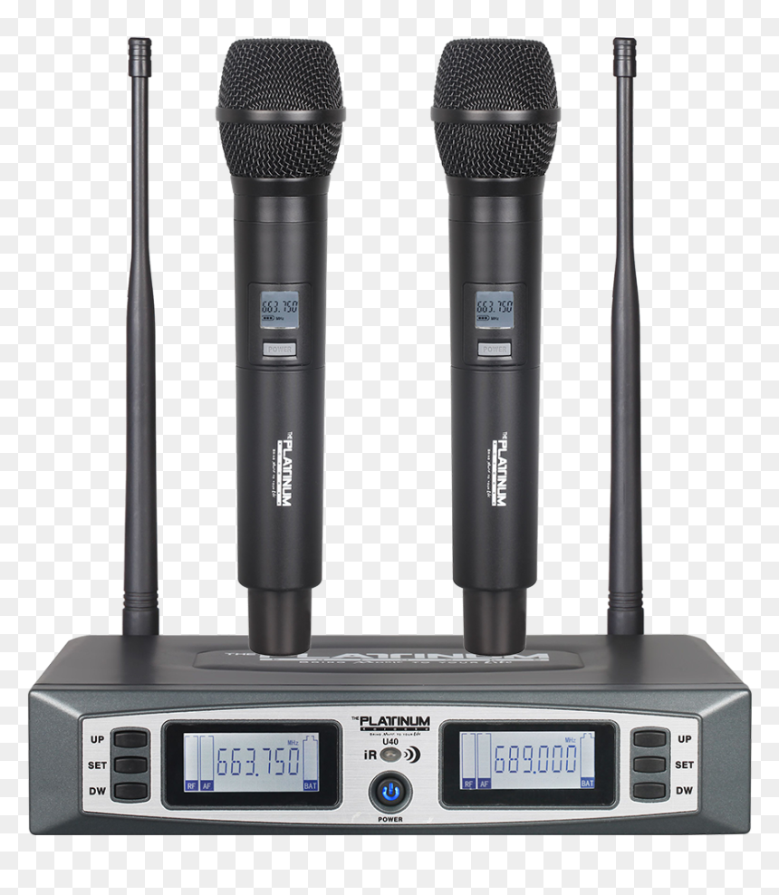 U40 Wireless Mic - Platinum U40, HD Png Download - radio mic png