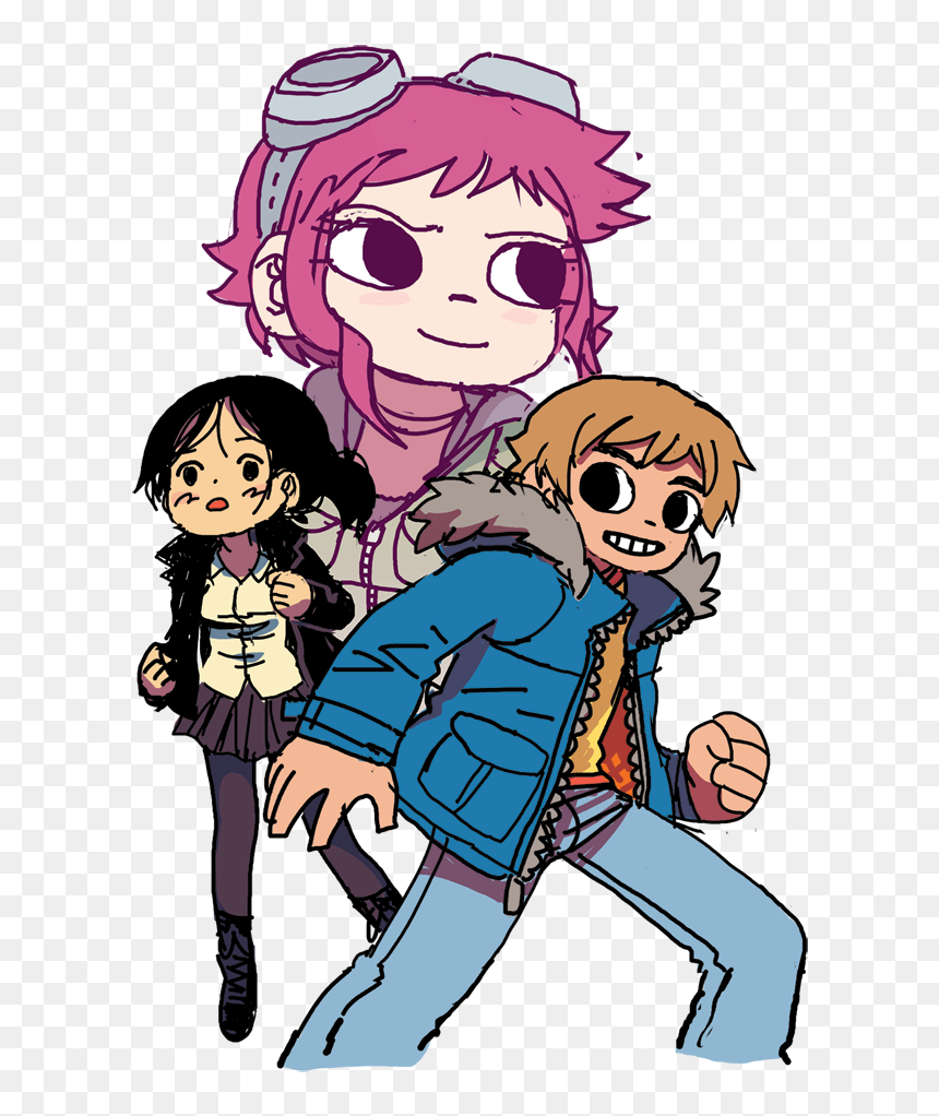Previously Unpublished Scott Pilgrim Sketch, - Scott Pilgrim Vs The World Art, HD Png Download - scott pilgrim png