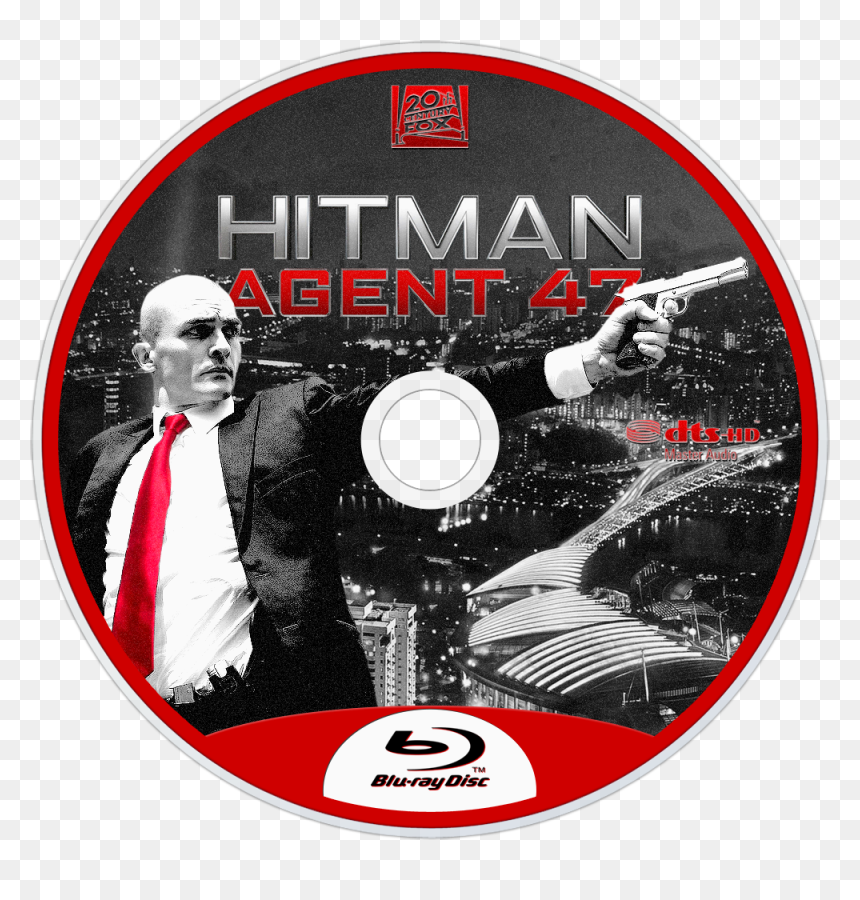Agent 47 Bluray Disc Image - Label, HD Png Download - agent 47 png