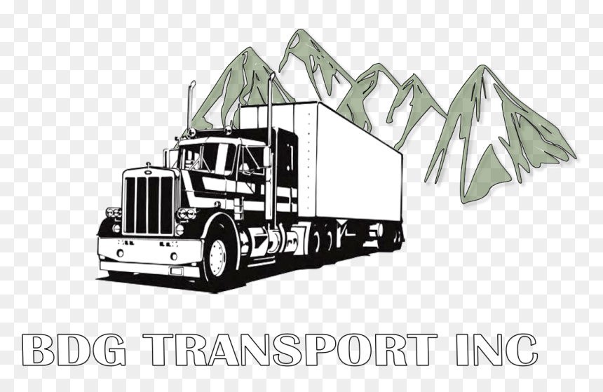 18 Wheeler Tractor Trailer Silhouette , Png Download - Silhouette Of Semi Truck, Transparent Png - 18 wheeler png