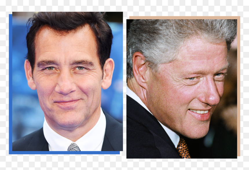 Clive Owen And Bill Clinton - Collage, HD Png Download - clinton png