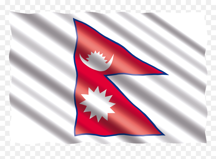 Bandera Canaria Png, Transparent Png - nepal flag png