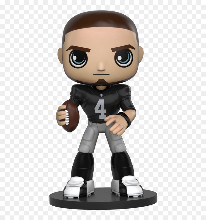 Wobblers - Nfl - Derek Carr - Funko Wobbler Tom Brady - Funko Wobbler Nfl, HD Png Download - derek carr png