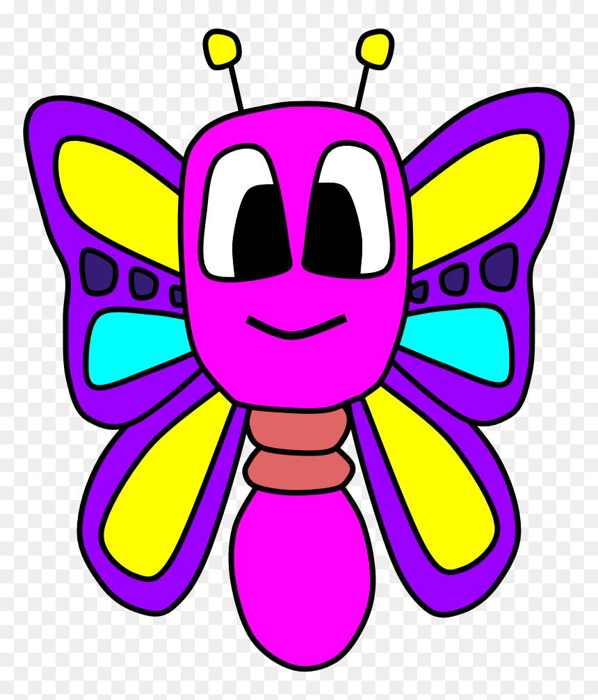 Butterfly, Big Eyes, Cartoon Animal , Png Download, Transparent Png - big eyes png