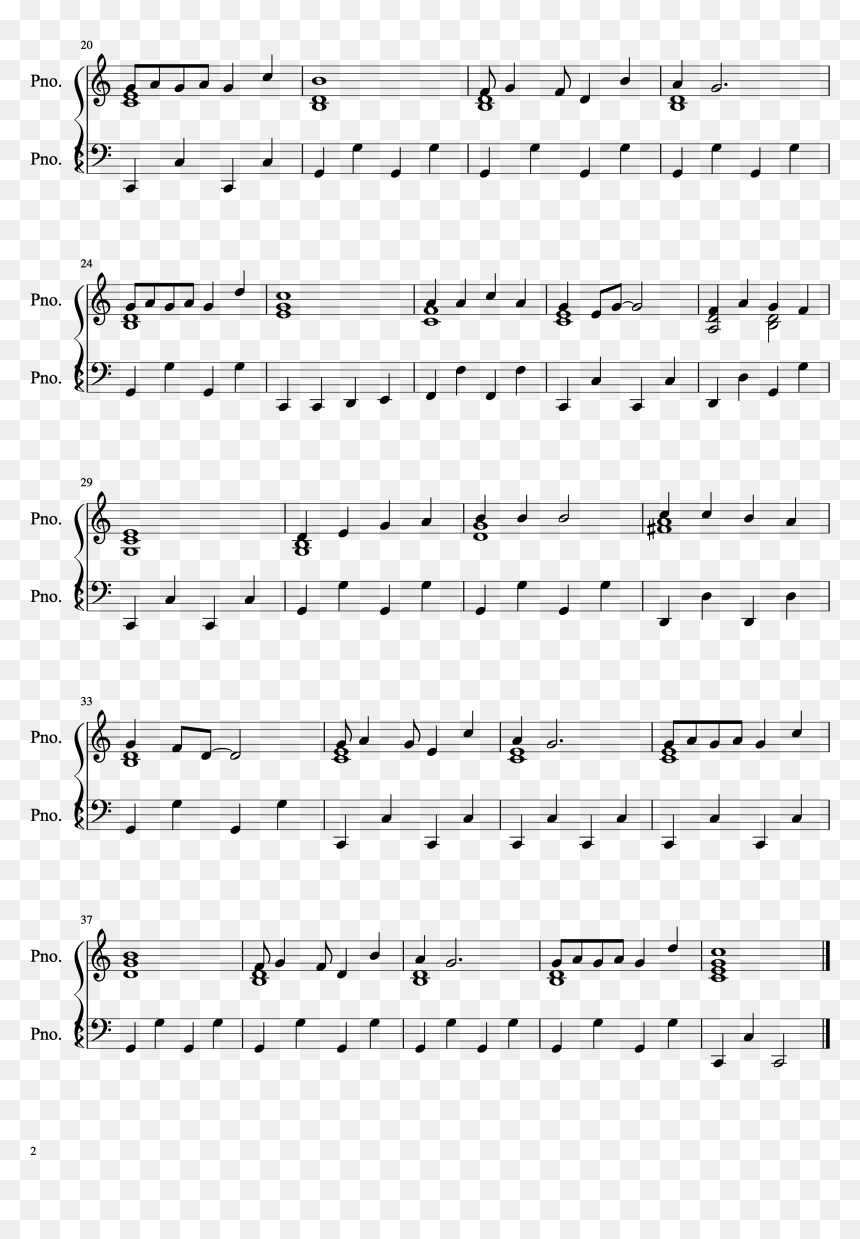 Rudolph The Red Nosed Reindeer Walking Bassline With - Sheet Music, HD Png Download - rudolph the red nosed reindeer png