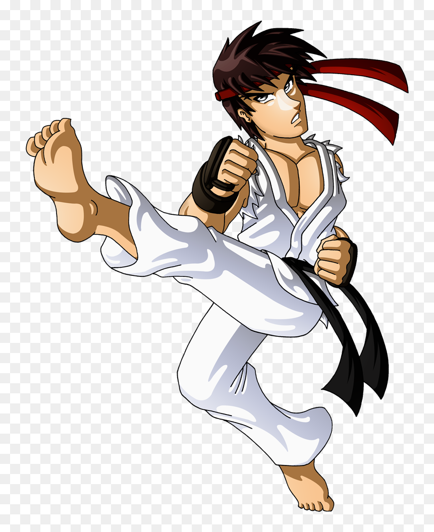 Street Fighter Ken Bara Feet, HD Png Download - ryu hadouken png