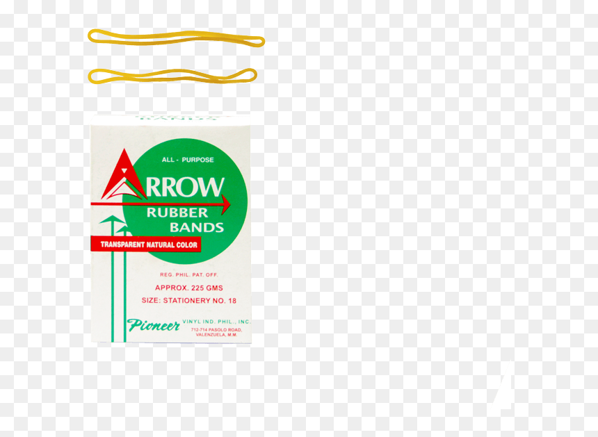 Rubber Band Arrow 225g - General Supply, HD Png Download - rubber band png