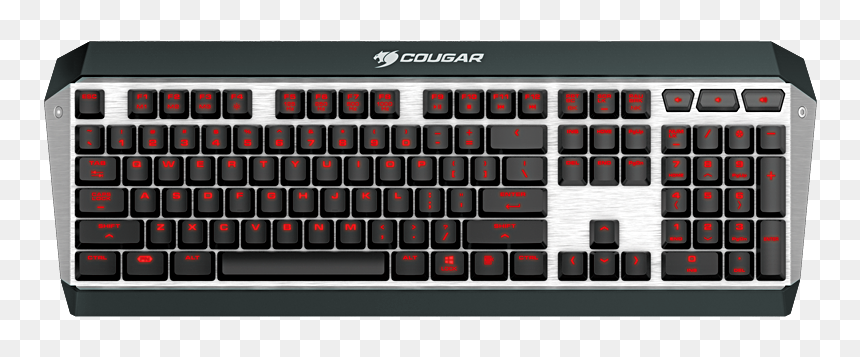 Cougar Attack X3 Mechanical Gaming Keyboard, HD Png Download - mouse pointers png