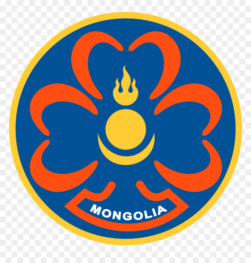 Girl Scout Of Mongolia Logo Png, Transparent Png - girl scout logo png