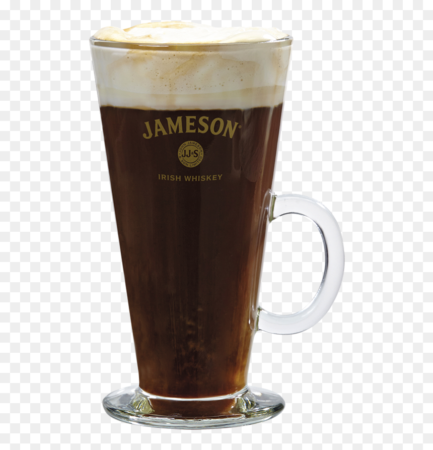 Jameson Irish Coffee Branded Glass Drink - Jameson Whiskey, HD Png Download - jameson png