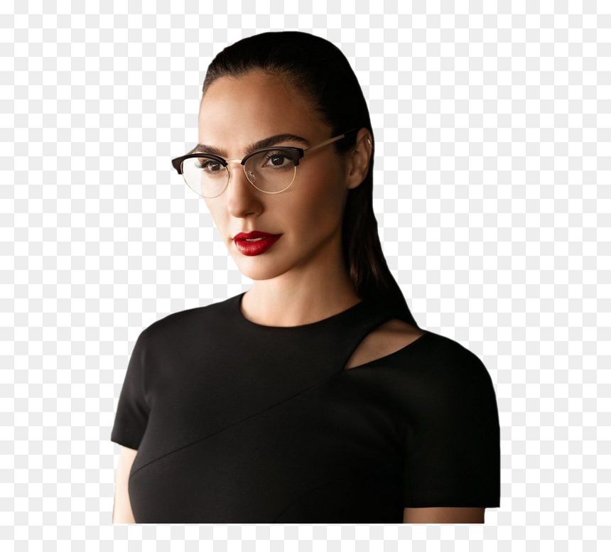 Gal Gadot On Glasses, HD Png Download - gal gadot png