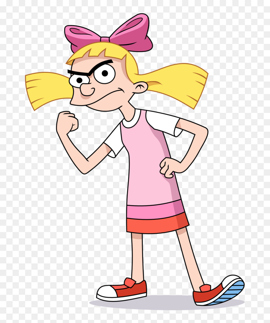 Helga Hey Arnold Characters, HD Png Download - unibrow png