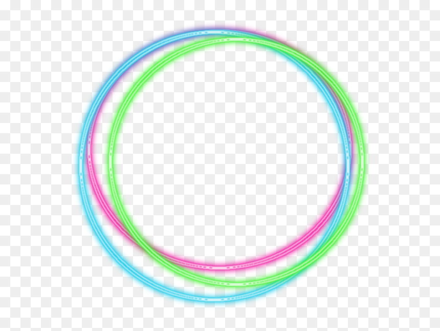 Circulos Neon Png, Transparent Png - formas png