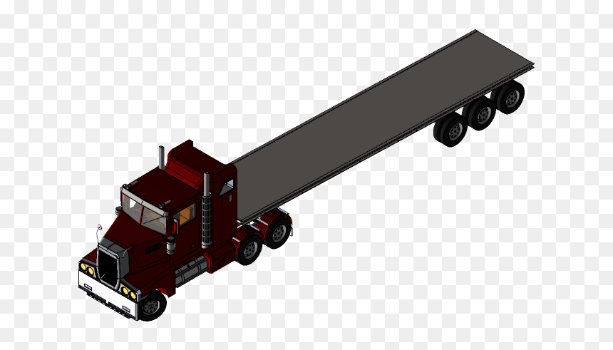 Trailer Truck, HD Png Download - 18 wheeler png