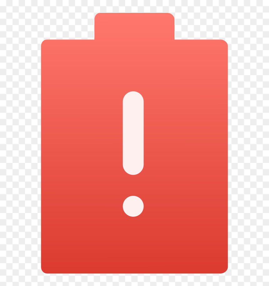 File - Antu Battery-low - Svg - Low Battery Icon Svg, HD Png Download - low battery png