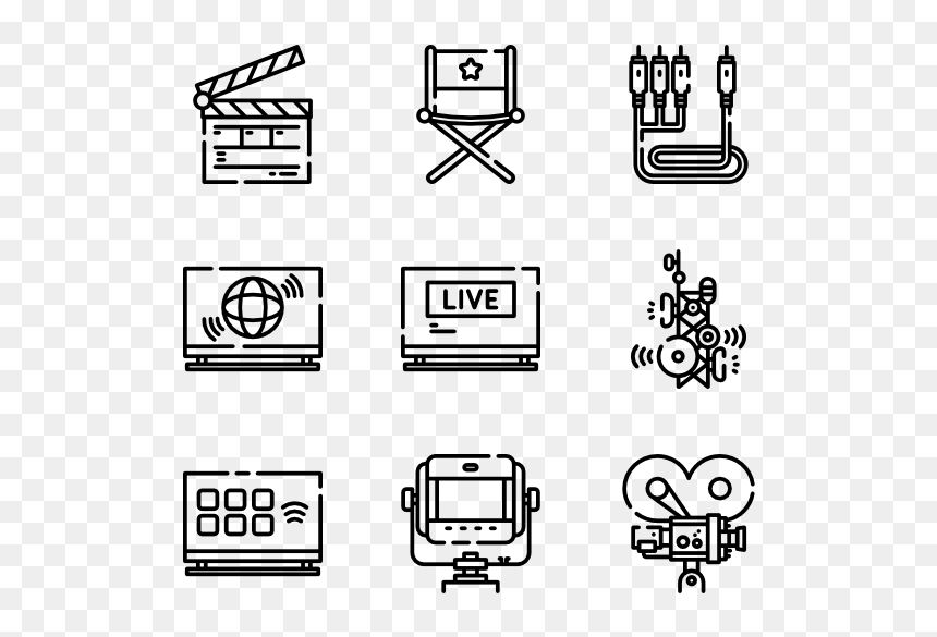 Agriculture Icons, HD Png Download - television icon png